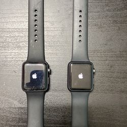2 Apple Watches Apple Watch Series 1/ Apple Series 3