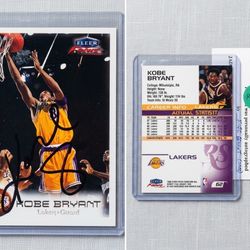 Kobe Bryant Autographed Fleer Focus Basketball Card with COA