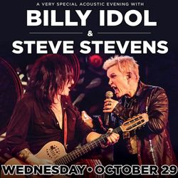 2 Billy Idol And Steve Stevens @ Morongo Casino 10/29/25