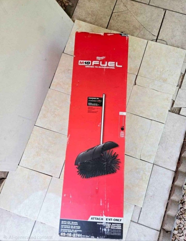 Milwaukee 18V FUEL QUIK-LOK Bristle Brush Attachment
