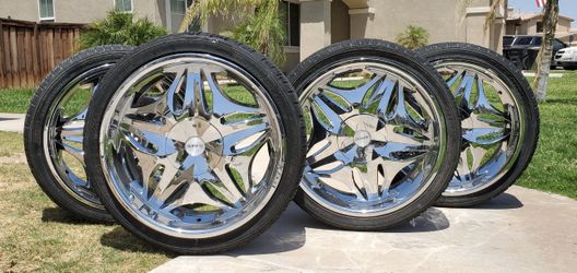 4 Lexani Chrome Wheels 235/55R20