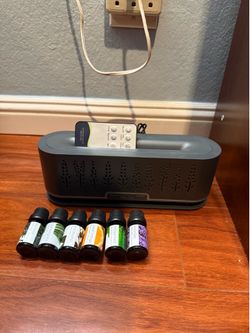 Diffuser with light and essence