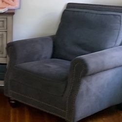 Set of two Sofas Chairs- Dark Grey 