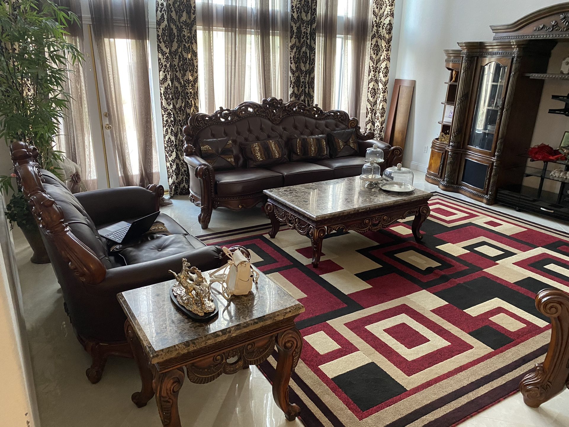 Oversized Sofa and Two Love Seat