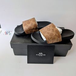New Coach Sandals Slides 