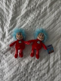 NWT - Dr. Seuss Thing 1 and Thing 2 Stuffies