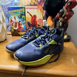 Kids Blue and lime Reebok sneakers - size 2