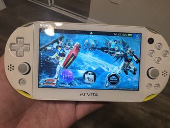 Playstation PS Vita Slim Lime Green 2000 Series Mod--bed Playstation Psp Video Game Console Ps vita