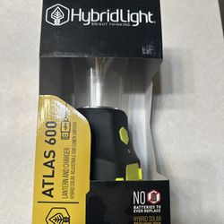 Hybridlight Atlas 600 Solar LED Waterproof Camping Lantern with Micro USB Charger