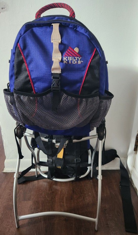 KELTY KIDS Backcountry Hiking Backpack Child Carrier w Removable Sun/Rain Hood