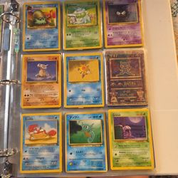 Binder Of Original Pokémon Cards