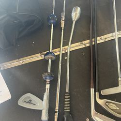 Golf.   Training Clubs