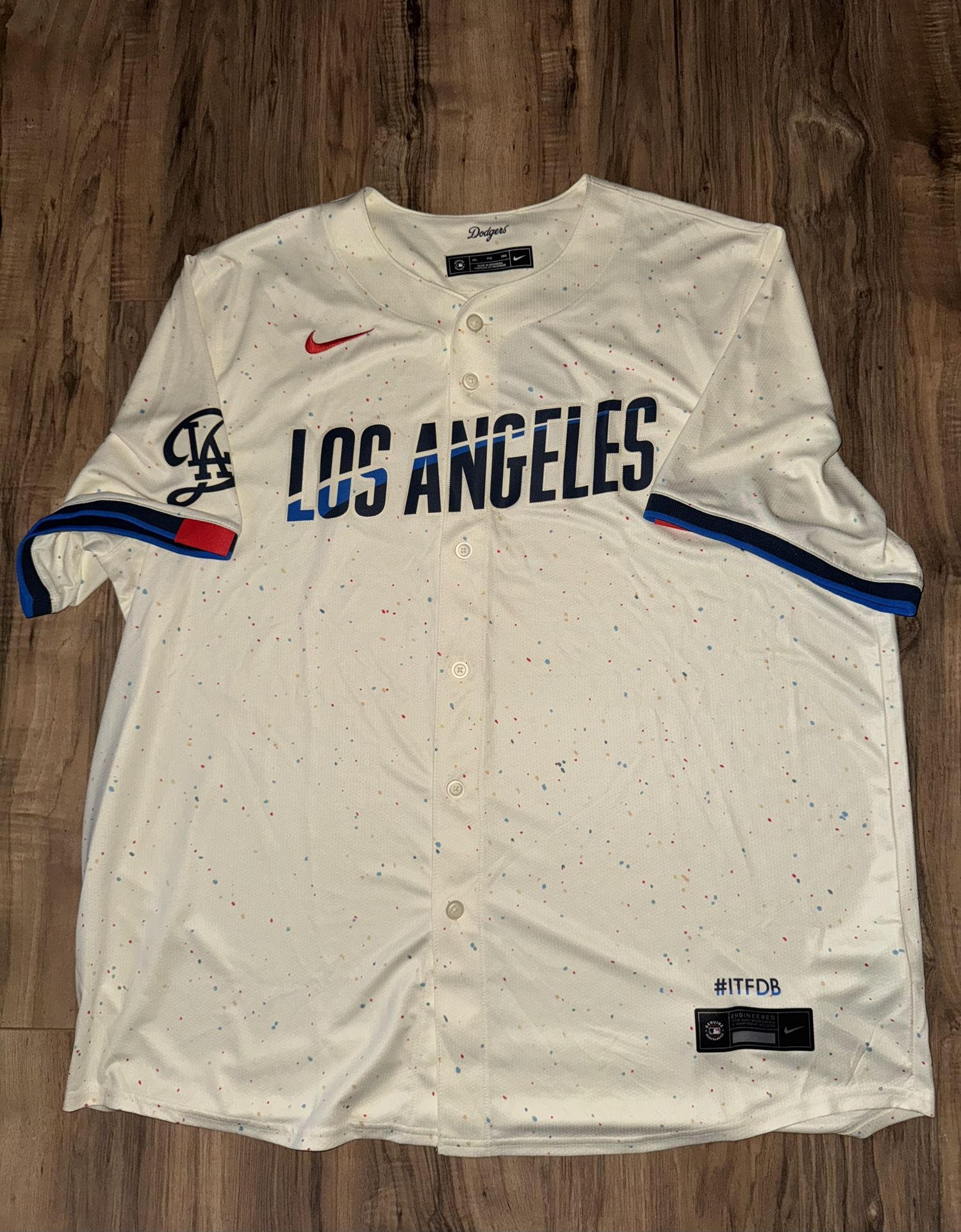 New Men’s Size 2XL Nike LA Dodgers City Connect Jersey