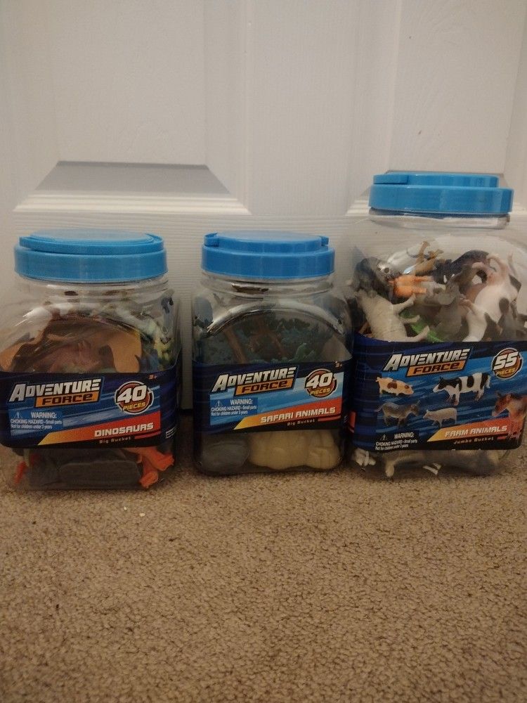 Dinosaurs Farm Animals And Safari Animals