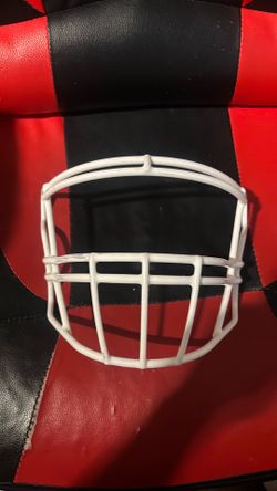 White face mask for football helmet