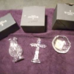 3 PIECES WATERFORD CRYSTAL