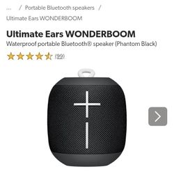 WonderBoom Waterproof Bluetooth Speaker 