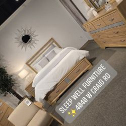 ✨️ 4pc Queen, King Bedroom ✨️ Furniture Sectionals, Dining Avail 