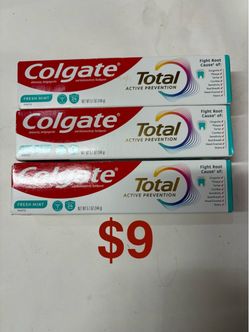 Colgate Total Active Prevention Toothpaste 3-Pack