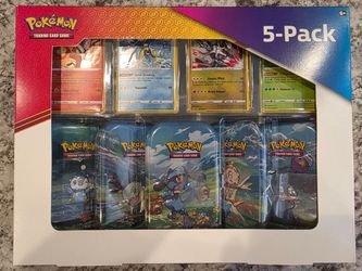 Pokemon 5 Pack Mini Tins, Sinnoh Stars plus 4 Promo Cards