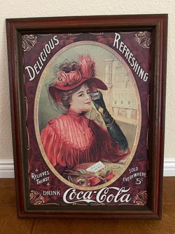 Lovely Vintage Coca Cola wall art