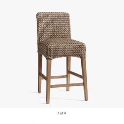 Pottery Barn Seagrass Stool Set Of Two