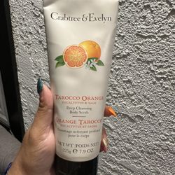 Crabtree & Evelyn Tarocco Orange Eucalyptus & Sage Body Scrub 7.9 oz NEW - 20$