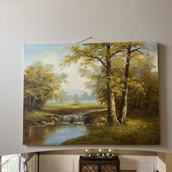 Landscape Oil Painting - Large, Signed