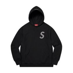 Supreme Swarovski S Logo Hooded Sweatshirt