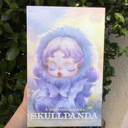 Skull Panda L’Impressionisme Pendant Authentic Popmart Keychain 