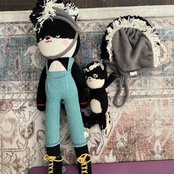 Red And Olive Stinky Reed Doll