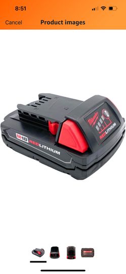 Milwaukee M18 CP 1.5 Battery