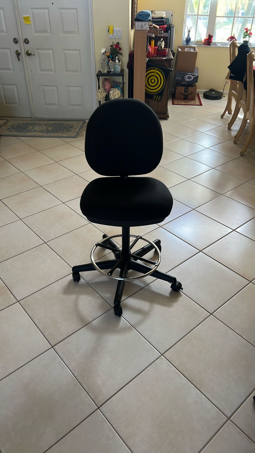 Black Rolling Office Chair