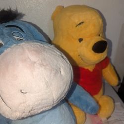Winnie The Pooh Stuffed Animal And Eore Large Gift Valentine's Day