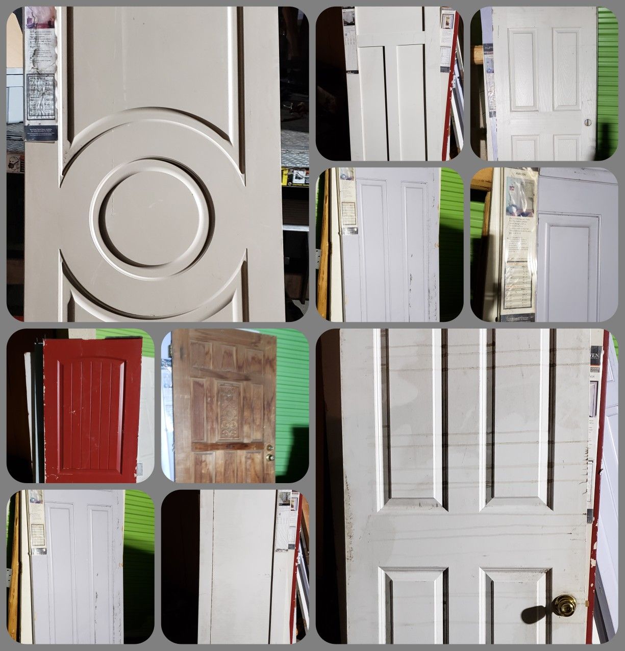 Doors, jeldwen, custom carved, avalon, builders choice primed.