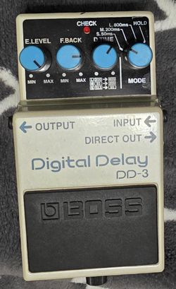 BOSS DD-3 DIGITAL DELAY PEDAL VGC READ DESCRIPTION 