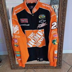 Tony Stewart Vintage Authentics Home Depot Racing Warmer Jacket #20 Size 2XL