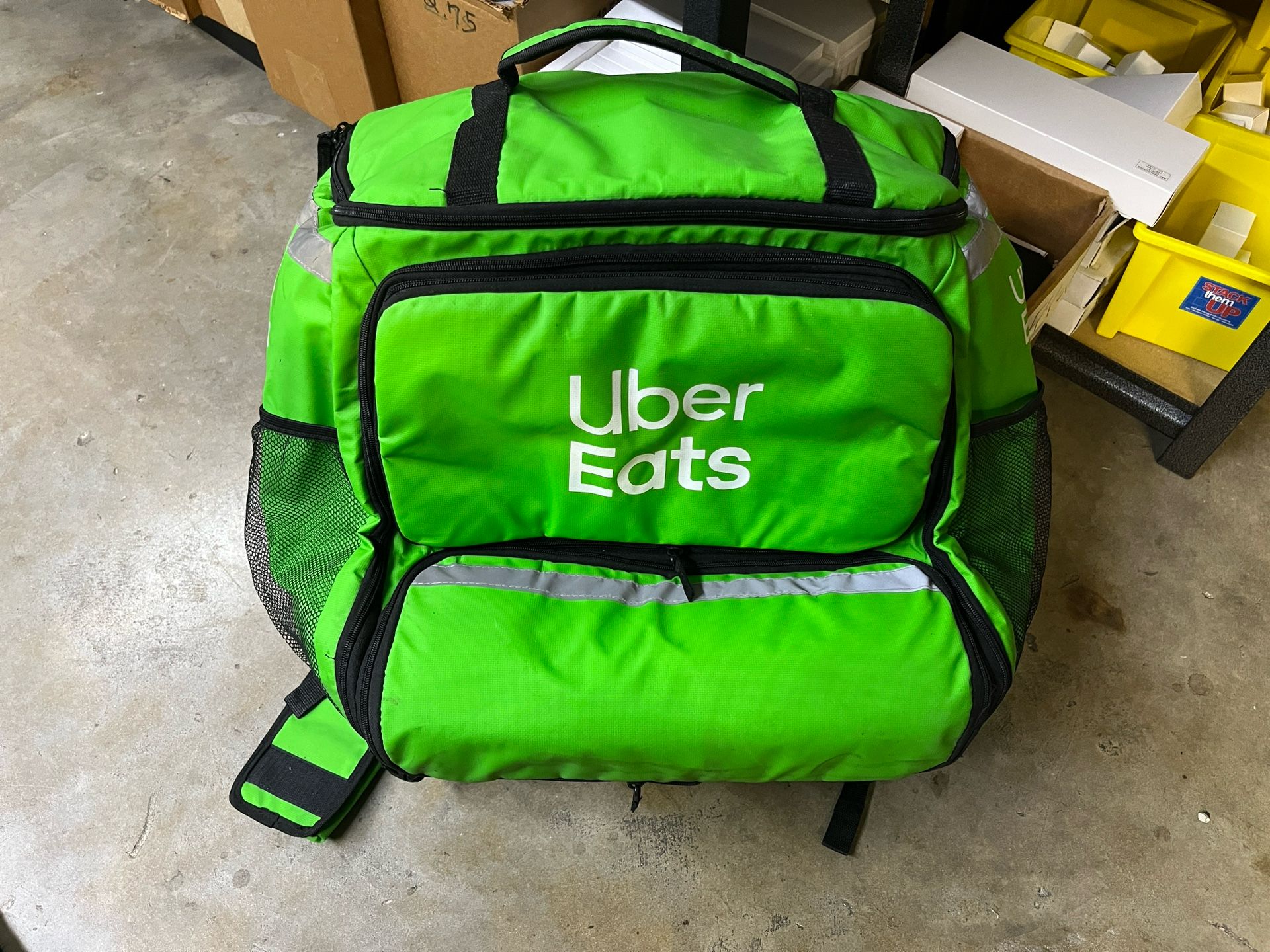 Large Uber eats food, warmer cooler bag backpack