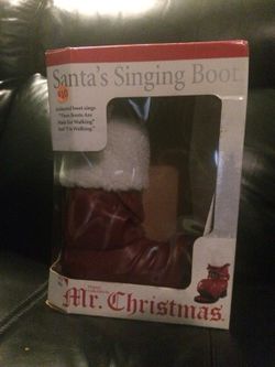 Christmas Singing X-Mas Boot