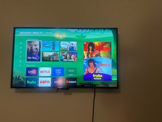 Sharp smart Tv 44 inch ON Wall only