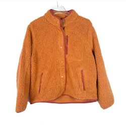 Orange Sherpa Jacket 