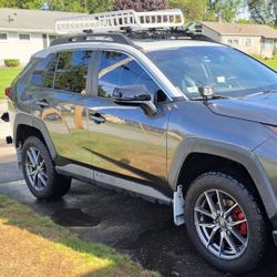 Custom White Roof Rack