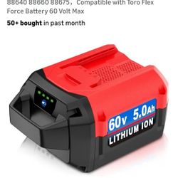  5.0Ah Lithium-ion Replacement Battery For ‎Toro