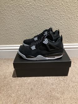 Air Jordan 4 Black Canvas