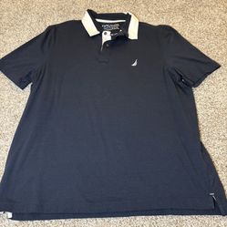 Mens Nautica polo button up