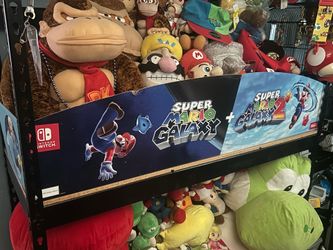 Mario Galaxy promo cardboard cutout