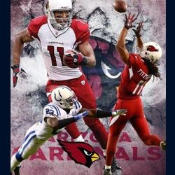 Arizona Cardinals Larry Fitzgerald Lithograph 