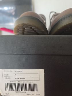 Zapatos ortopédicos  mary jane.   Número 7.