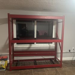 4 Shelf  Metal Shelves Industrial Garage Storage