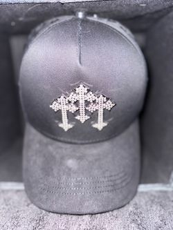 El barbas silver chrome hat